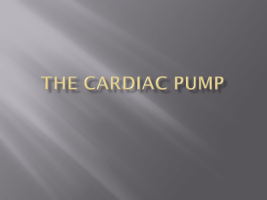 The Cardiac Pump - CriticalCareMedicine