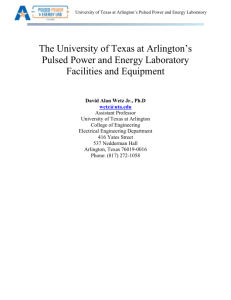 FACILITIES - The University of Texas at Arlington