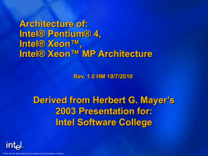 Intel (r) x86-Architecture