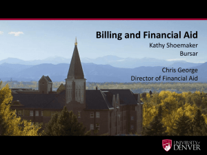 Billing and Financial Aid