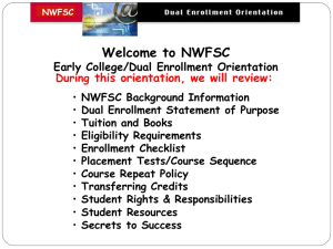 Student Responsibilities - Northwest Florida State College