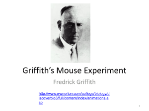 Griffith's Experiment - Science with Masha