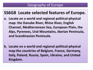 Geography of Europe 1