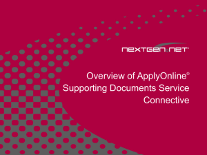 ApplyOnline Supporting Documents Service