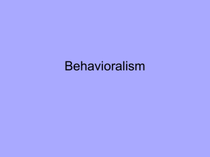 Behavioralism