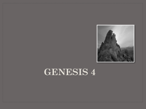 Genesis 4-5