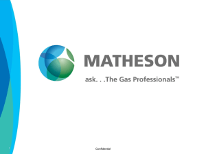 Matheson Corporate Capabilities Overview