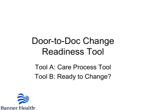 Door-to-Doc Change Readiness Tool