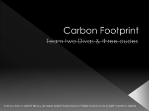 Carbon Footprint - Napa Valley College