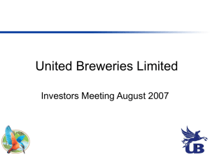 Investor Presentation, August 2007