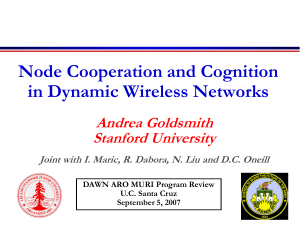 Node Cooperation and Cognition in Wireless Networks