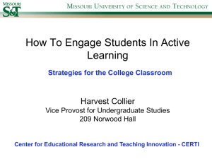 How to engage students in active learning