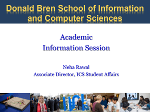 2014DiscoverUCI - Donald Bren School of Information and