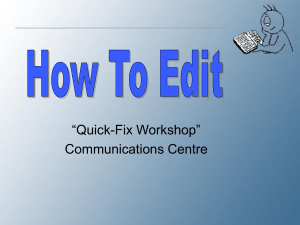 View the How to Edit Presentation