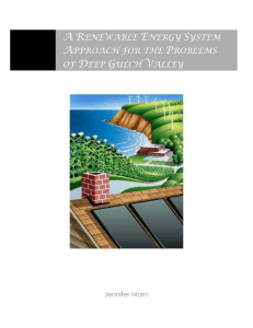 A Renewable Energy System Approach for the Problems of Deep