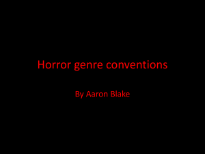 Horror genre conventions