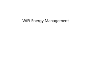 WiFi Energy