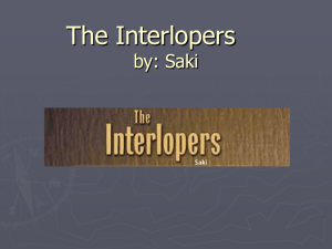The Interlopers by: Saki - LC