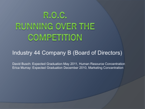 R.O.C. Running over the competition