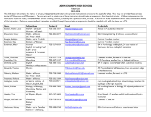 JCHS Tutor List - Loudoun County Public Schools