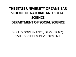 The Executive - The State University of Zanzibar