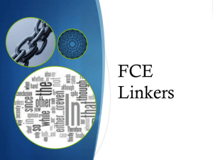 FCE Linkers - WordPress.com