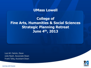 College of Fine Arts, Humanities & Social Sciences