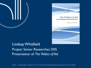Politics of Aid Presentation