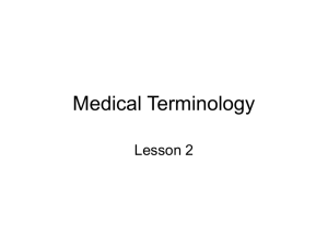 Medical Terminology 2