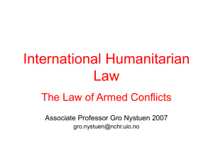 Intnernational Humanitarian Law