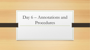 Day 6– Passage Packet procedures and Vocab intro