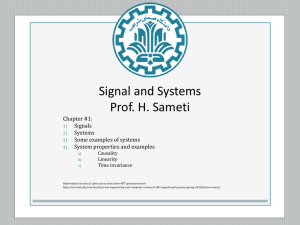 Ch1 Signals and Systems