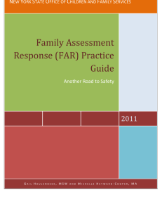 Family Assessment Response (FAR) Practice Guide