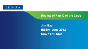 June IESBA Part C presentation 6 15