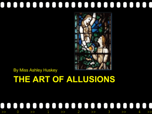 The Art of Allusions