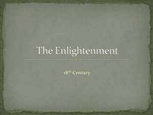 The Enlightenment - Plain Local Schools