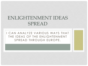 Enlightenment Ideas SPread