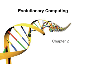 Chapter 2 – Evolutionary Computing: The Origins