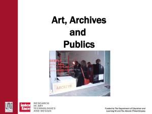 powerpoint file - Investigating the Archive
