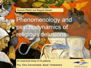 Religious Delusions - seminare