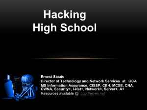 Hacking Highschool