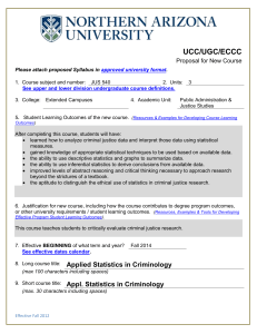 JUS 540 New Course Form-UGC - nau.edu