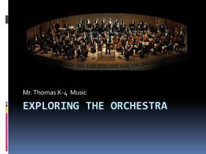 Exploring the Orchestra