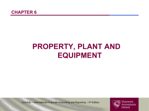 chapter 6 property, plant and equipment