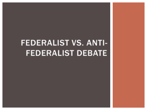 Feds vs. Anti-Feds
