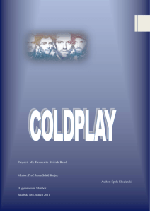 Coldplay´s nominations and awards