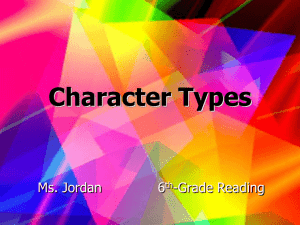 Character Types - Trimble County Schools