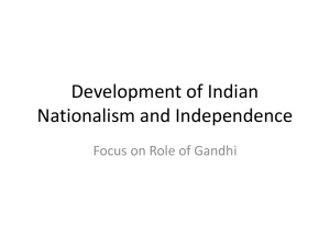 Rise of Indian Nationalism