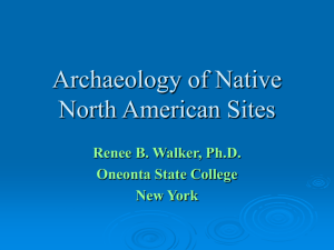 Archaeology of Native North American Sites
