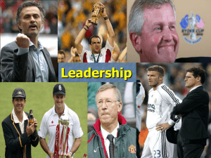 Lecture 12 - Leadership